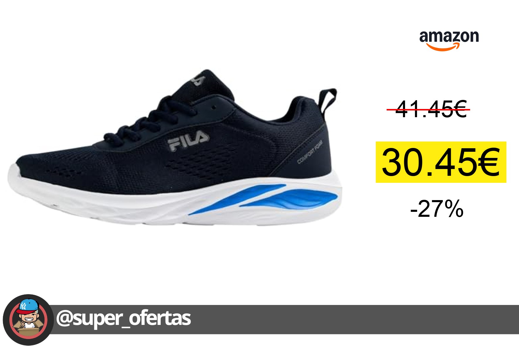 〽FILA Hombre Spectris Basket, Spellbound Mediterranian Blue, 41 EU, Spellbound Mediterranian Bl
