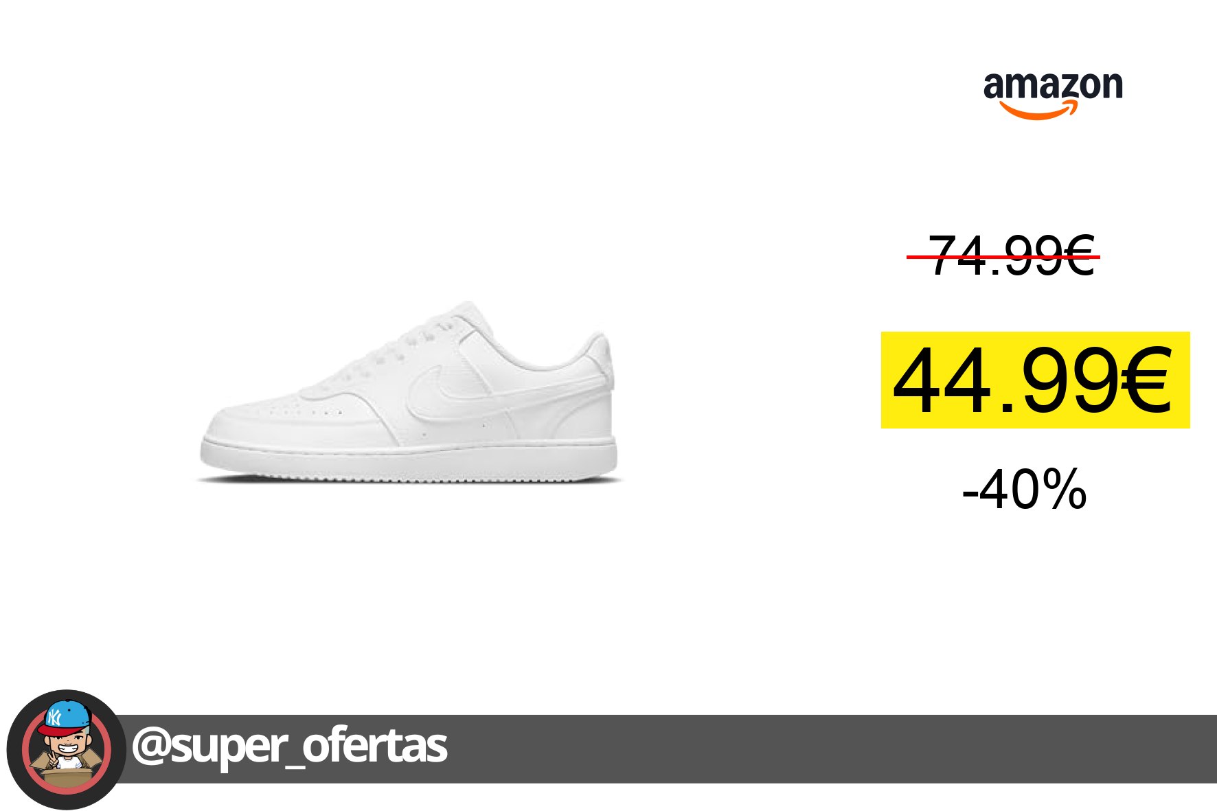 〽 ¡Zapato plano por 44,99€ con un -40% de descuento!