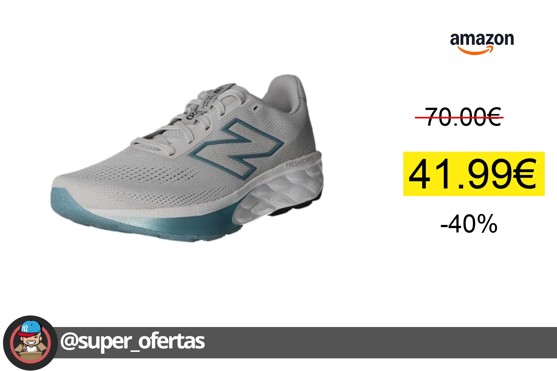 〽 New Balance 520 Sneaker por 41,99€ con -40% de descuento. ¡Ahorras 28,01€!