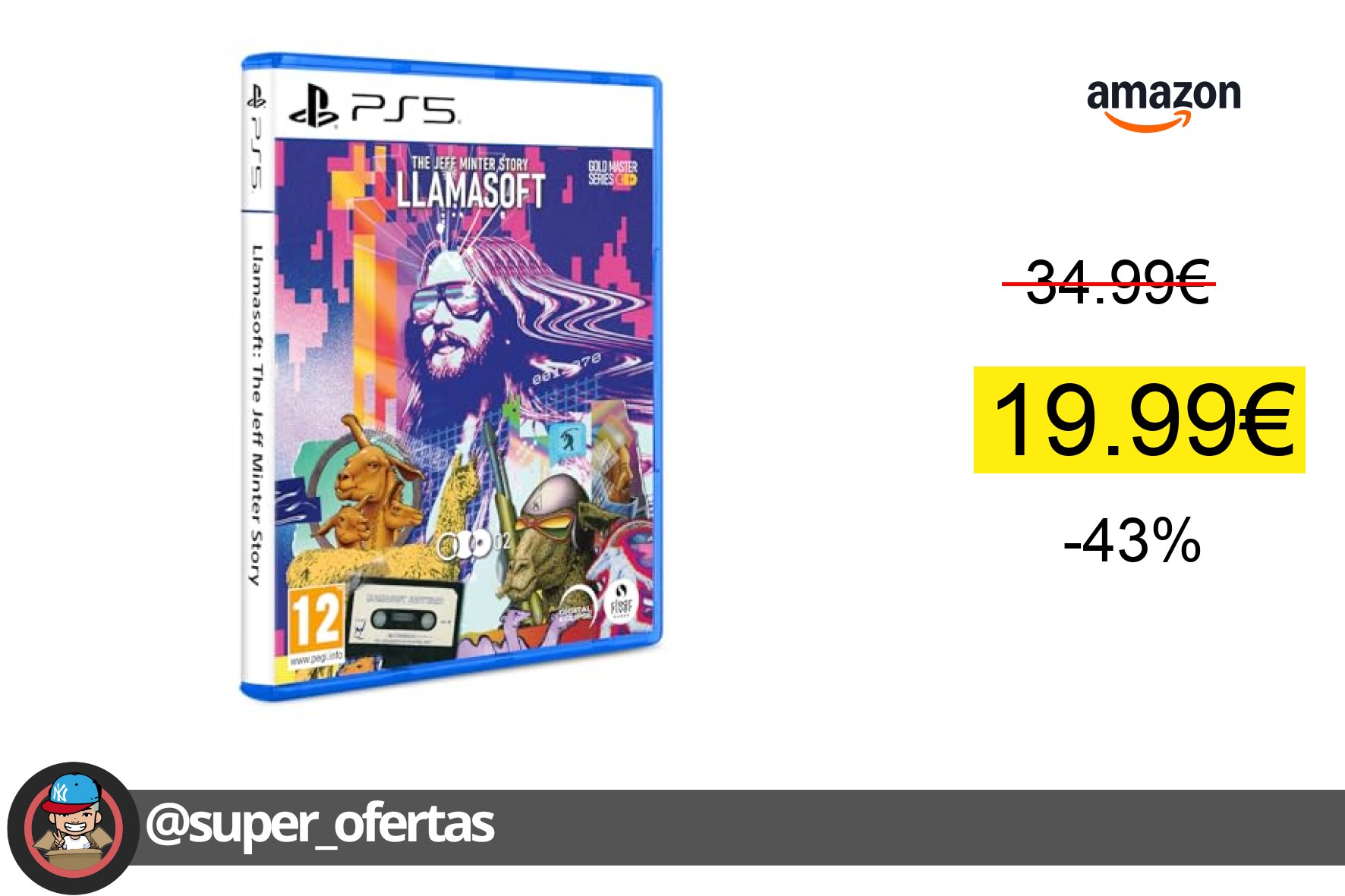 〽 Consigue Llamasoft: The Jeff Minter Story PS5 por solo 19,99€ con un increíble -43% de