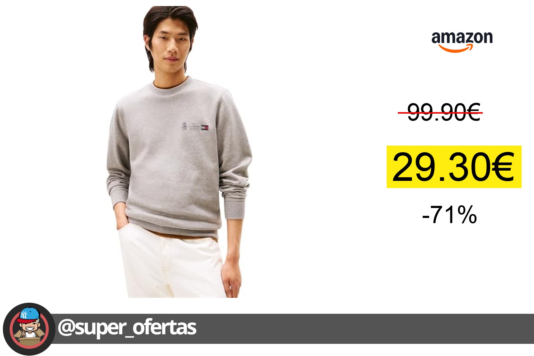 〽 Sudadera Tommy Hilfiger 29,30€