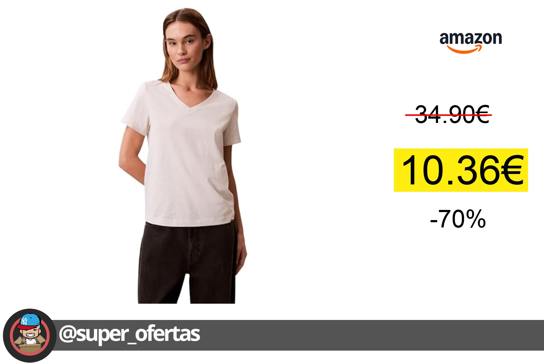 〽 Camiseta Calvin Klein 10,36€