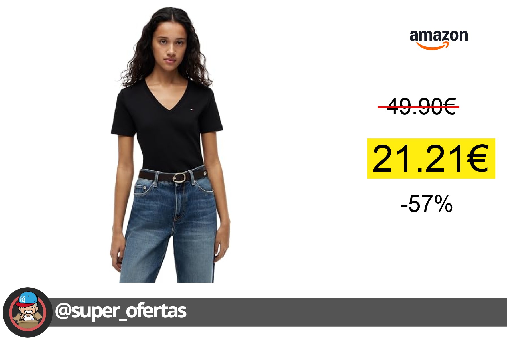 〽 Camiseta Tommy Hilfiger 21,21€!