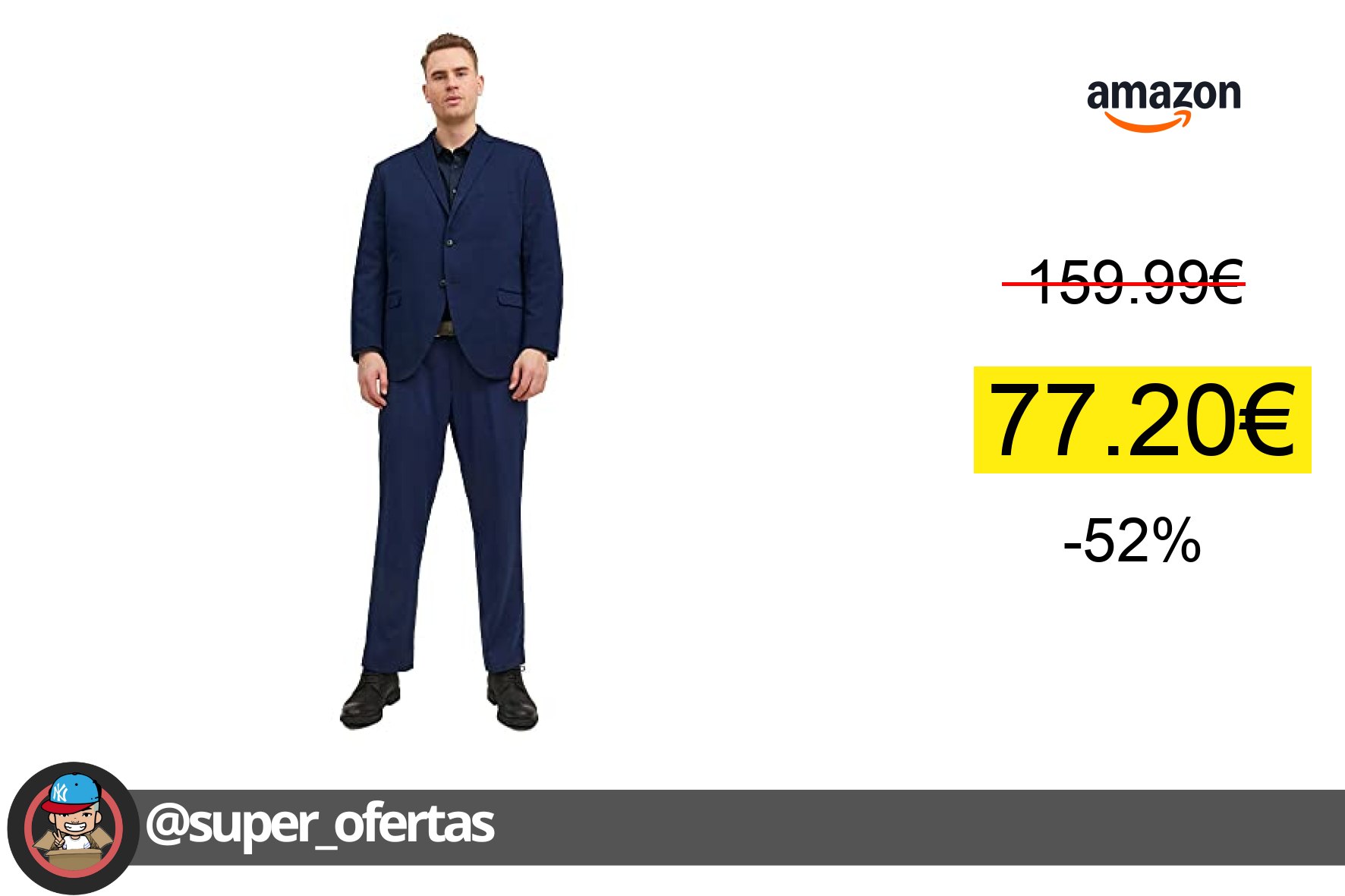 〽 Traje de hombre por 77,20€