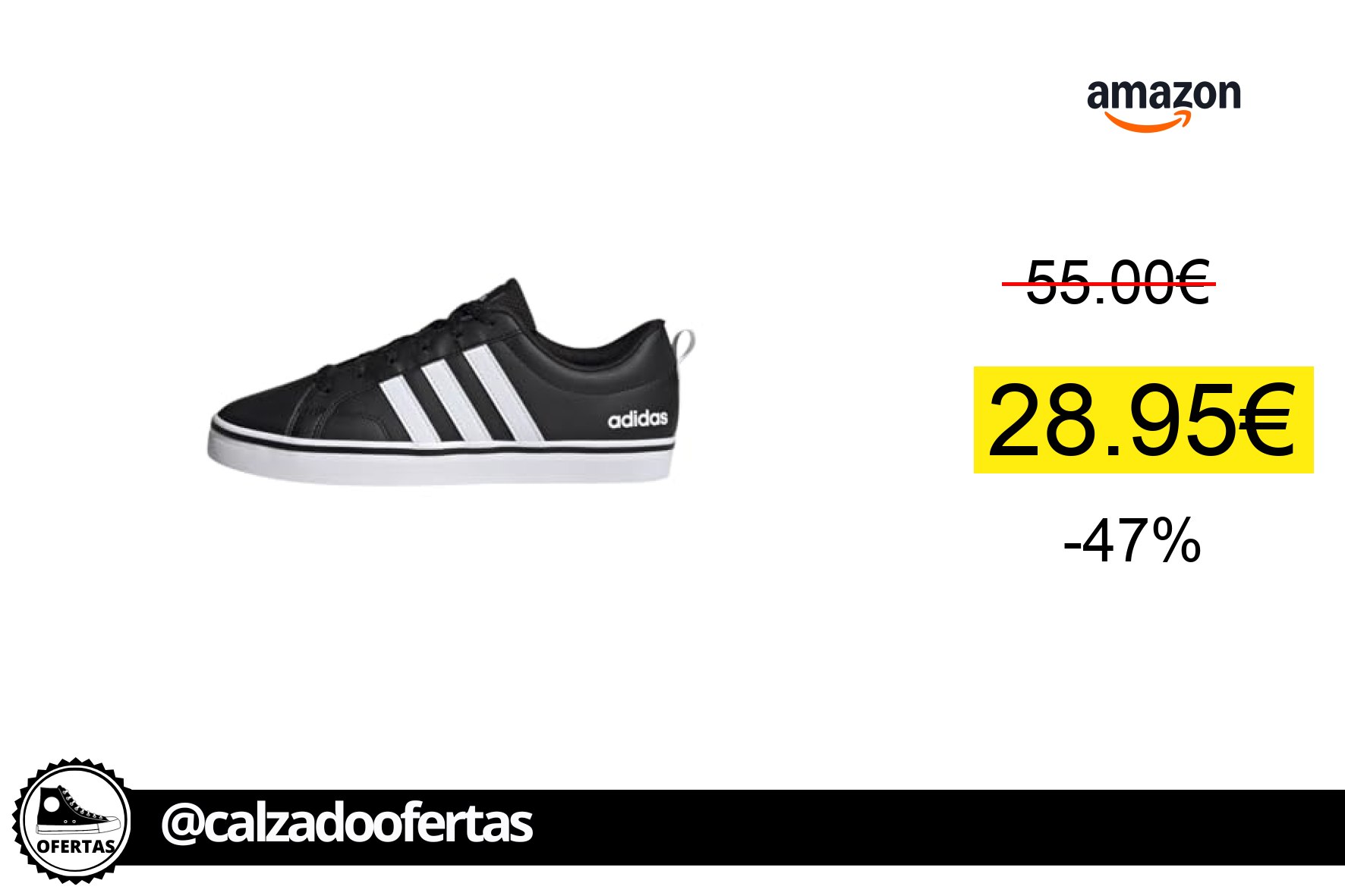 〽 Zapatos adidas Unisex adulto VS Pace 2.0 28,95€