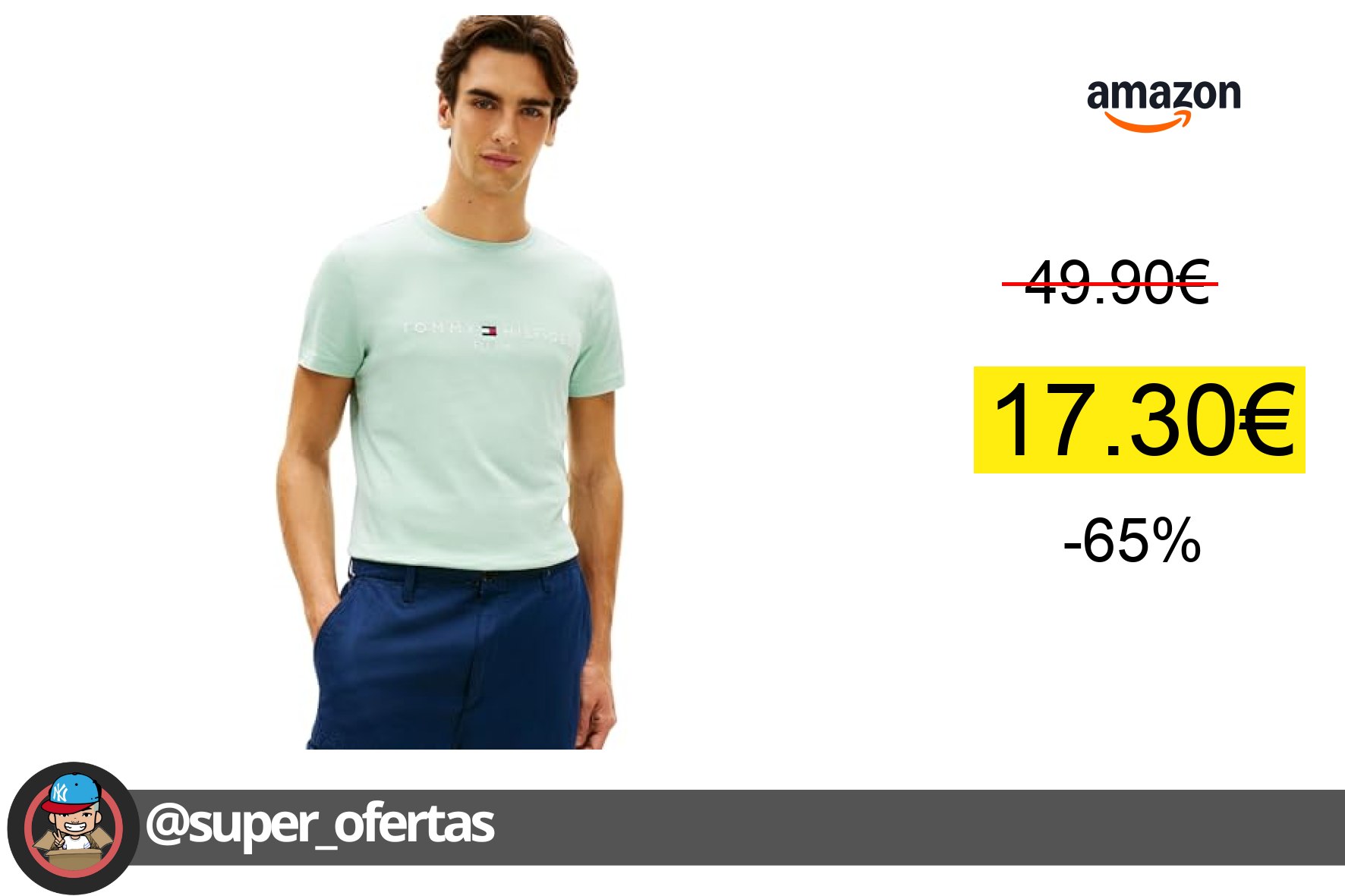 〽 Camiseta Tommy Hilfiger 17,30€