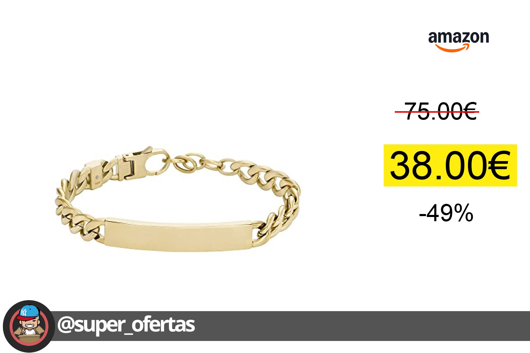 〽 Bolso de viaje acero inoxidable dorado 38,00€