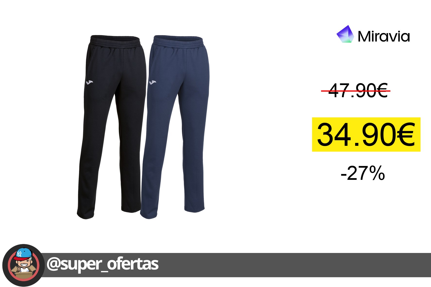 〽 Pantalones de deporte Joma Cleo II 34,90€