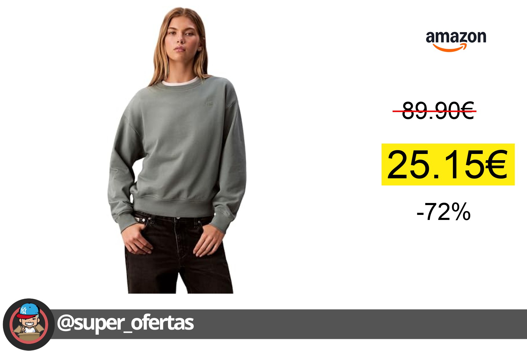 〽 Sudadera Calvin Klein 25,15€