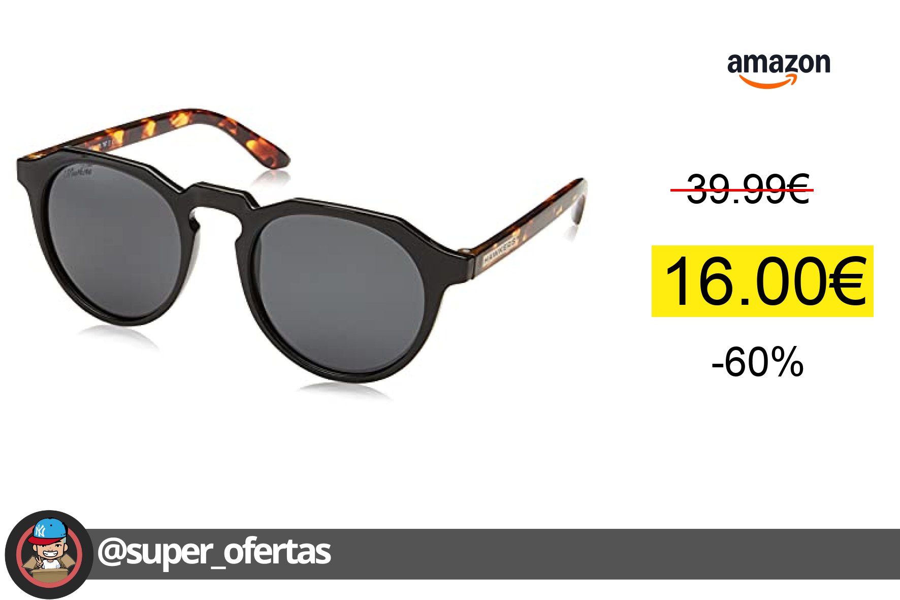 〽 Gafas de sol de alta calidad por 16,00€. ¡Descuento de -60%!