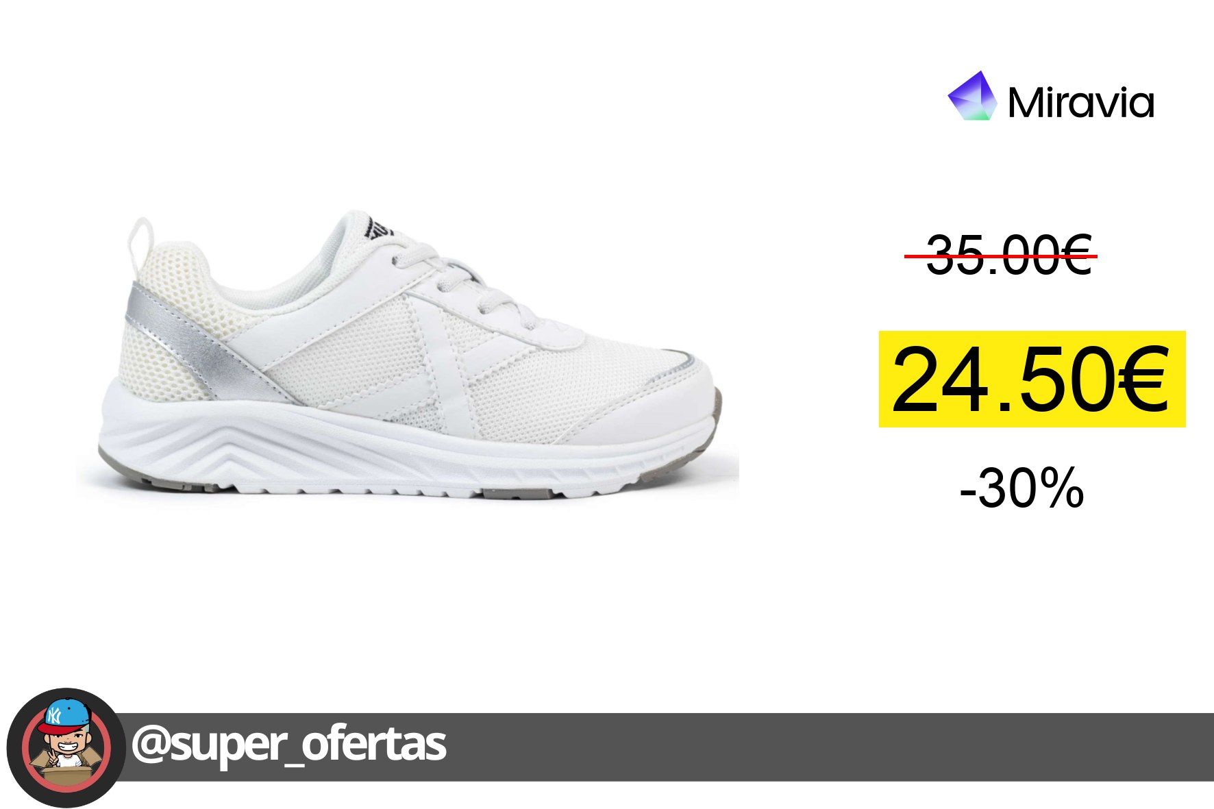 〽 Zapatillas infantiles Munich Fun Kid 1330001 por 24,50€!