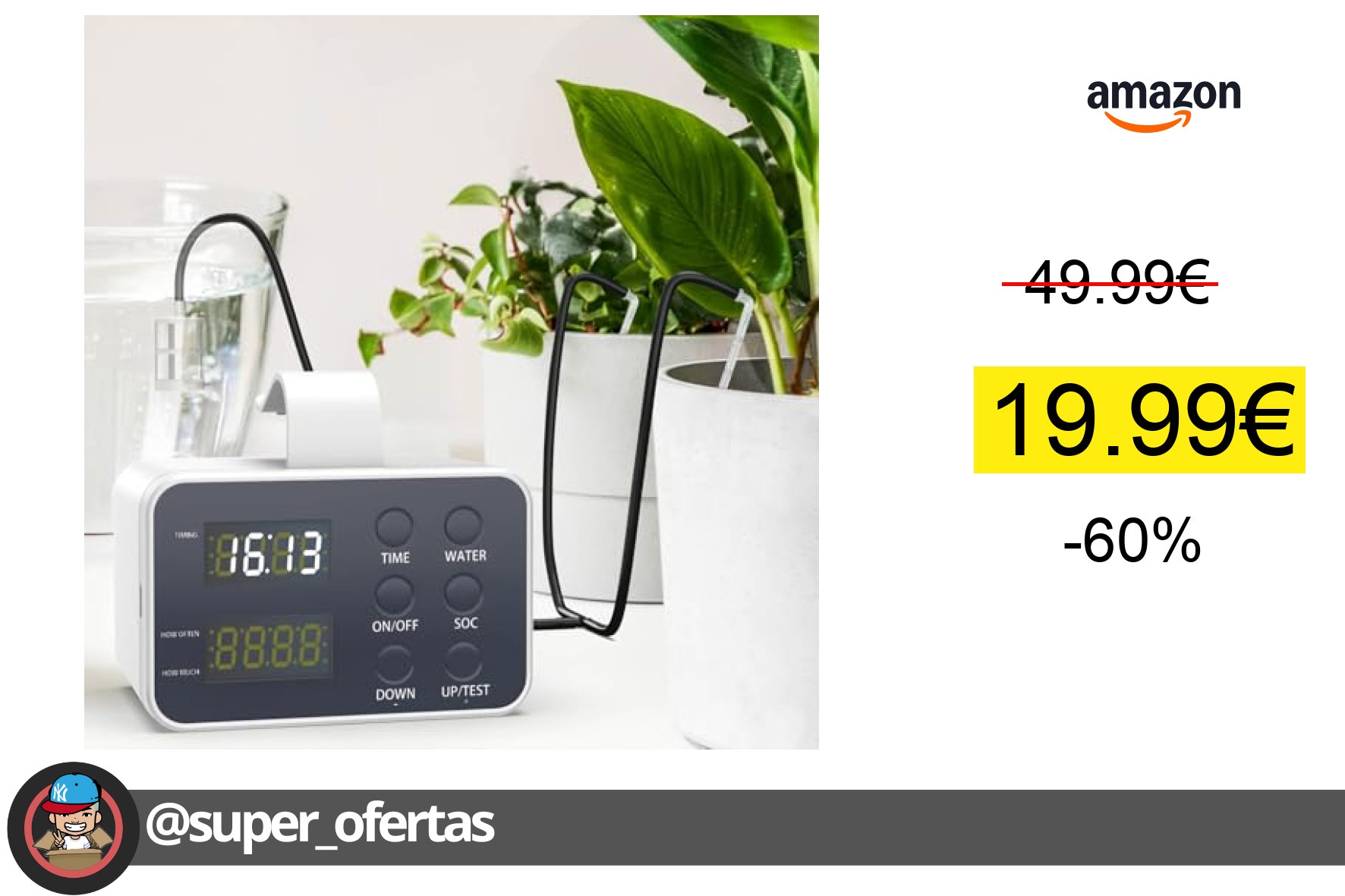 〽 Sistema de Riego Automático por 19,99€. ¡No te pierdas esta oferta!
